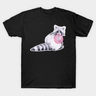 Bubblegum Raccoon T-Shirt